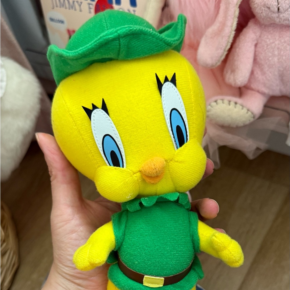 Green and Yellow tweety Bird Plush Toy